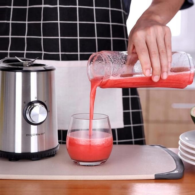 Aigostar Blender to go - Blender - Smoothie Maker To Go - Twee Drinkbekers - Baron 30RKO