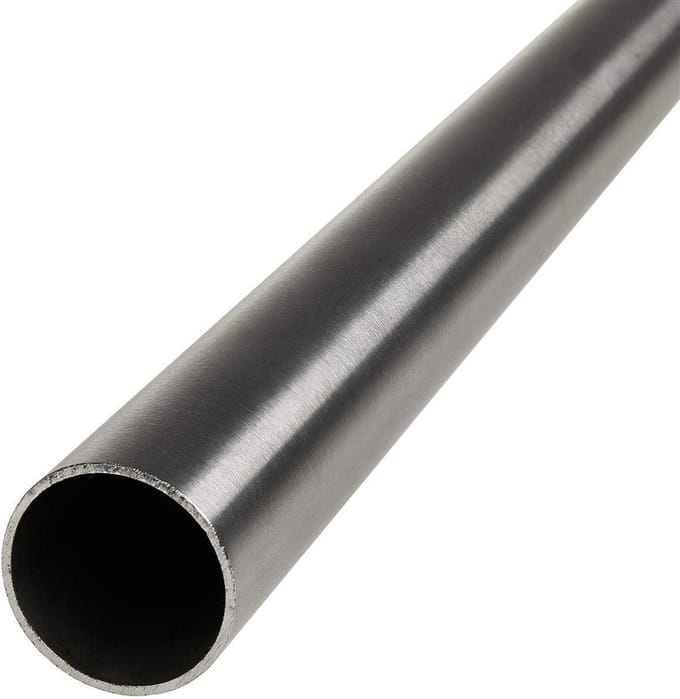 RVS Buis - Leuningbuis Metaal - Constructie Werk - V2A Geslepen - 33.7mm Diameter - Zilverkleurig