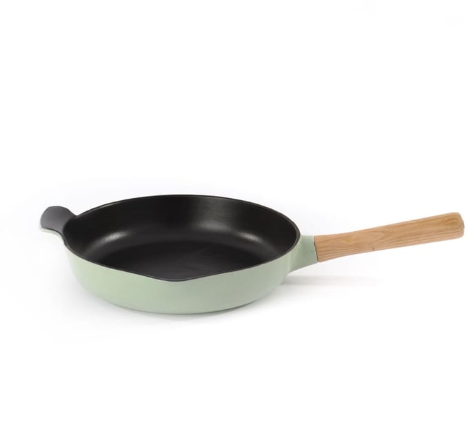 Braadpan gietijzer groen 26 cm - Groen - PFAS-vrij