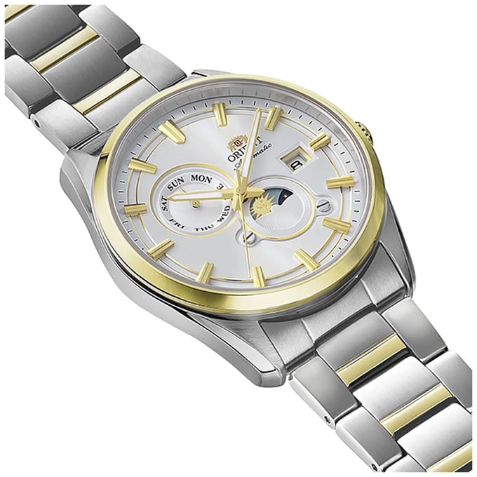 Orient Stretto RA-AK0312S30B Stretto Sun & Moon Horloge