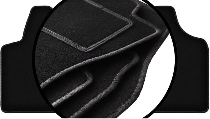 Complete set veloursmatten voor: Citroen Jumpy II bestelbus (2007-2016)