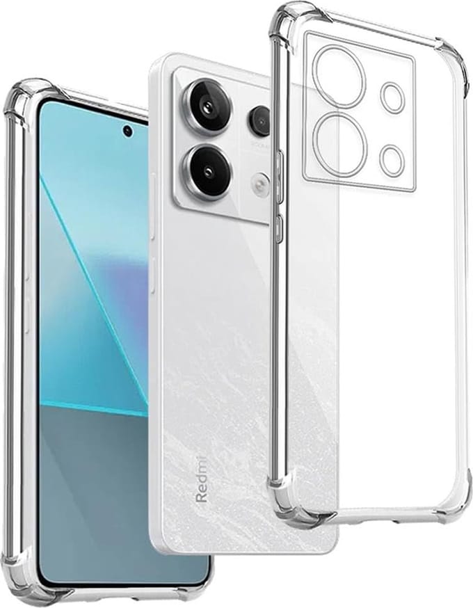 Hoesje geschikt voor Xiaomi Redmi Note 13 Pro 5G / Xiaomi Poco X6 - Techsuit Shockproof Silicone Back Cover - Transparant