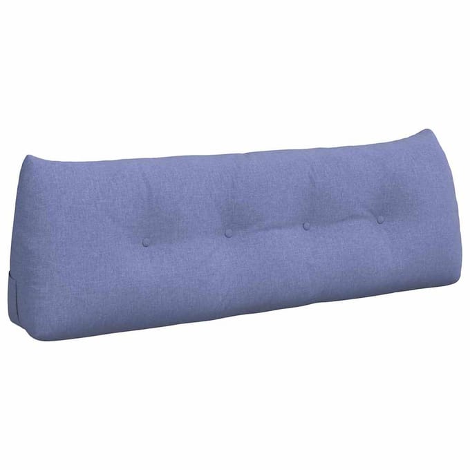 vidaXL - Rugkussen - Jeans - Blauw - 140 - x - 50 - x - 24 - cm - Stof