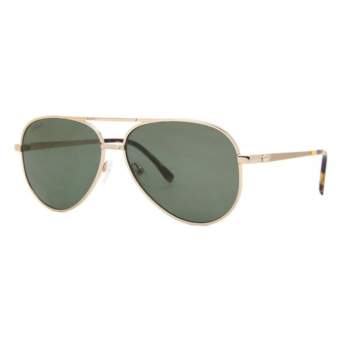 Lacoste L233SP 714 goudgroen gepolariseerde zonnebril