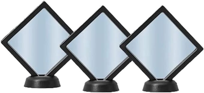 Juwelendoos 3 Stuks - Display Houders - Sieraden Tonen - Drijvend Frame - Klein Formaat - Zwart