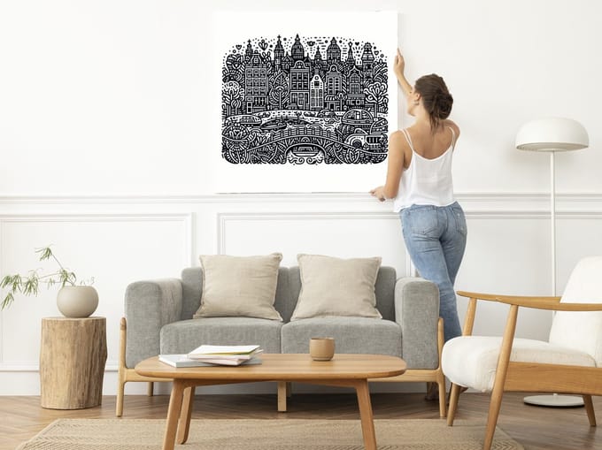 Kunstprint | Wanddecoratie | Dibond | 40 × 40 cm