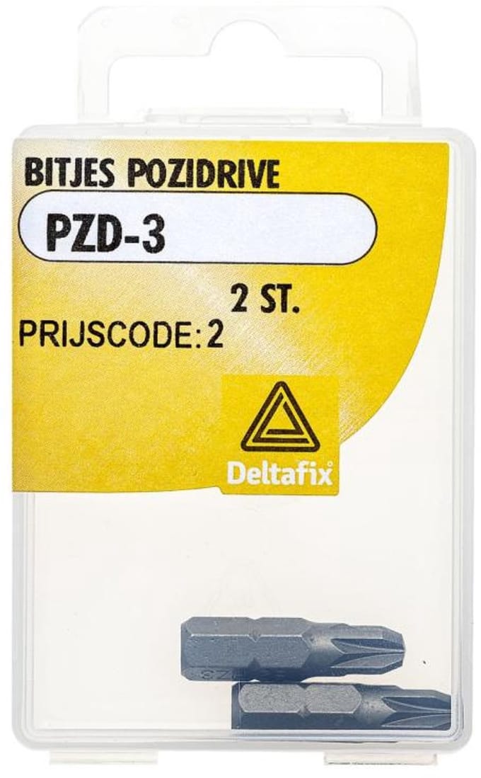 Deltafix - Bitjes pozidrive pzd-3 2 st.