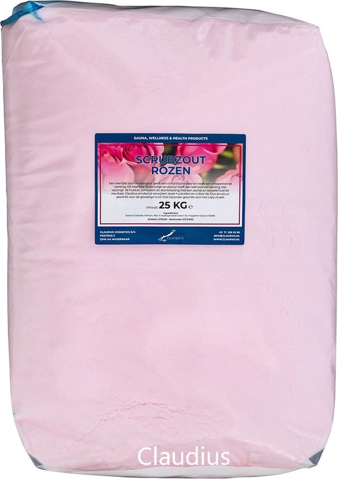 Scrubzout Rozen - 25 KG - Hydraterende Lichaamsscrub
