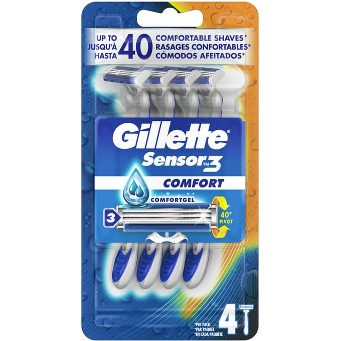 Gillette Sensor3 4 stuks