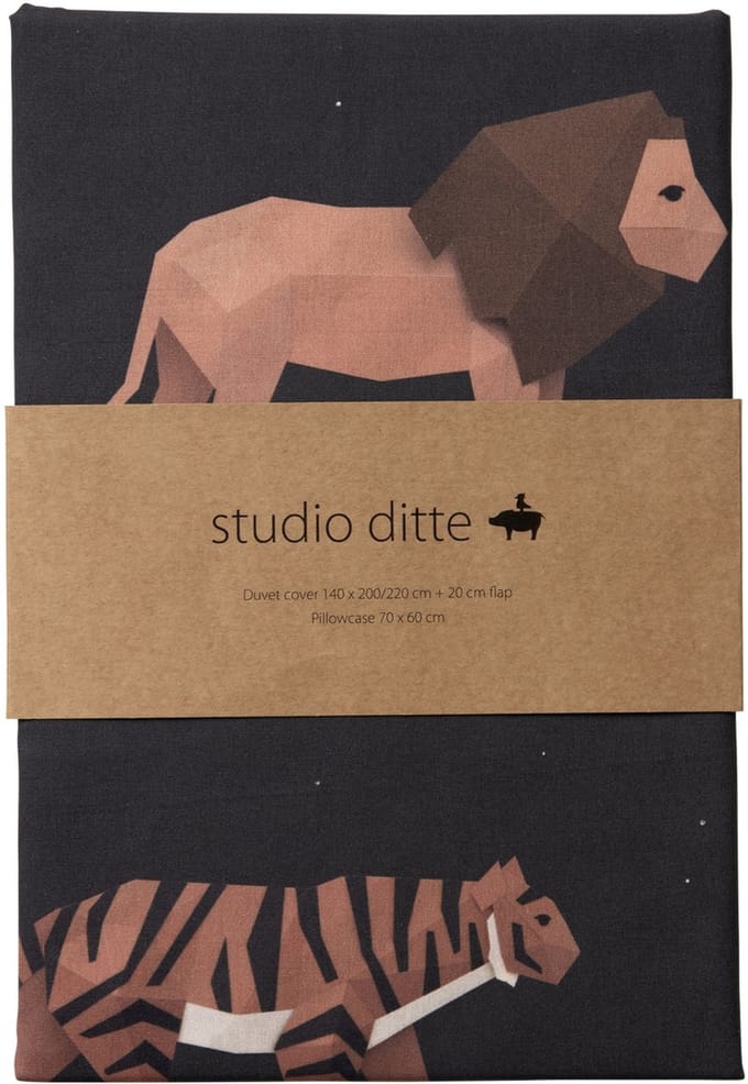 Studio Ditte Dekbedovertrek - Big Cats - 140 x 220 cm