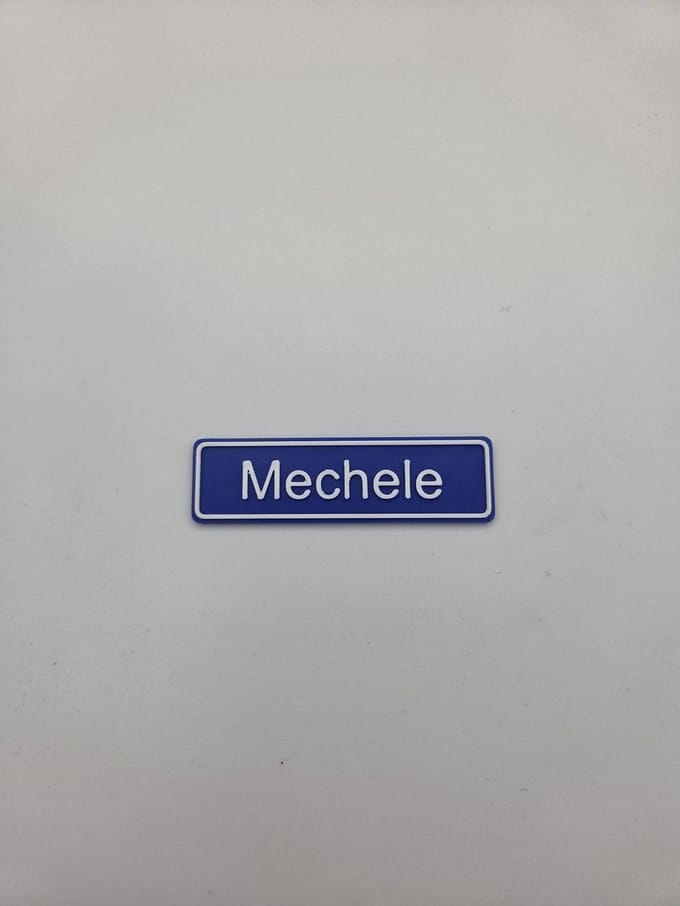 3D plaatsnaam speldje Mechele