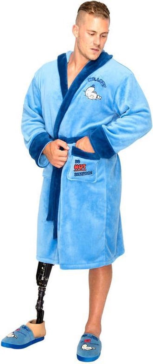 Badjas Mr Men & Little Miss "Mr Lazy"  hooded