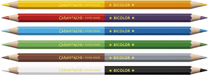 Caran d-Ache Swisscolor, Zacht, Meerkleurig, 6 stuk(s)