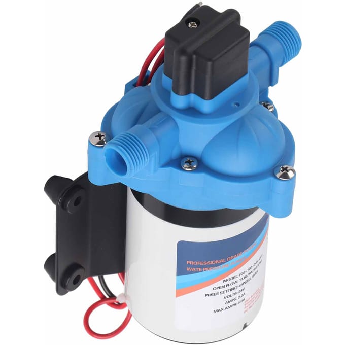 Waterdruk Membraanpomp Elektrisch Zelfaanzuigend 3.0GPM DC voor Boot Huis Machine(F33102045201