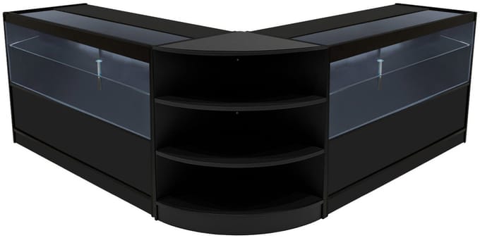 Andromeda led-winkelbalieset - zwart - lm60 & 2x c1500