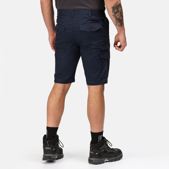 Regatta Heren Pro Cargo Shorts (Marine)