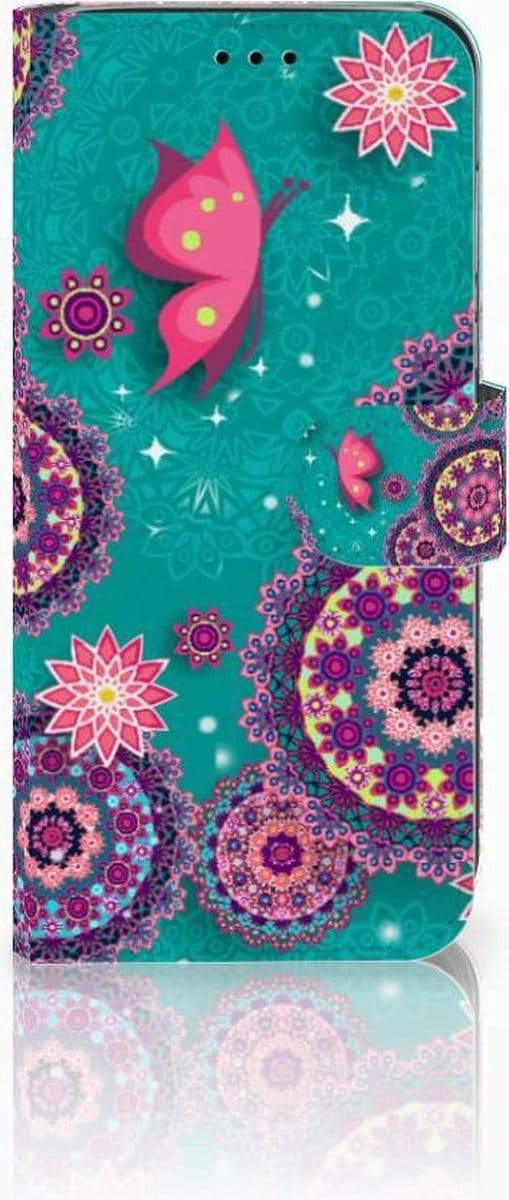Huawei P20 Lite Hoesje Cirkels en Vlinders