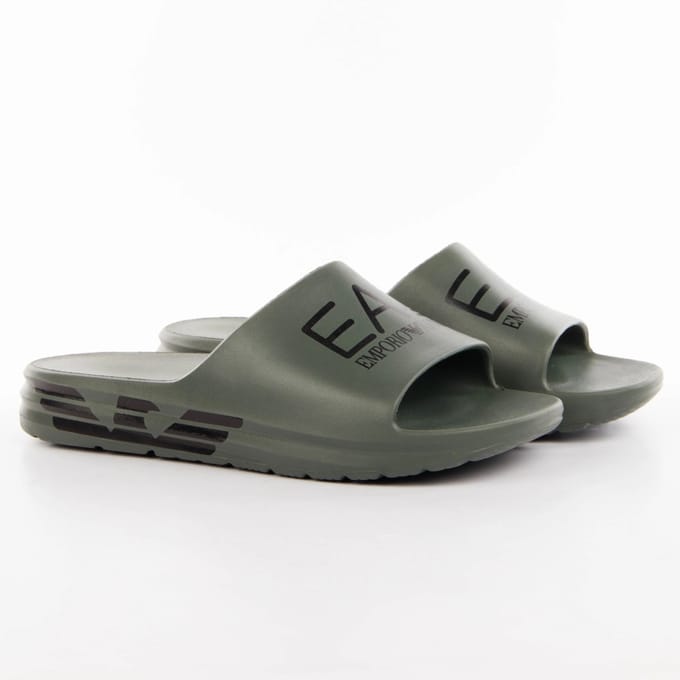 EA7 herensandalen met adelaarsmotief