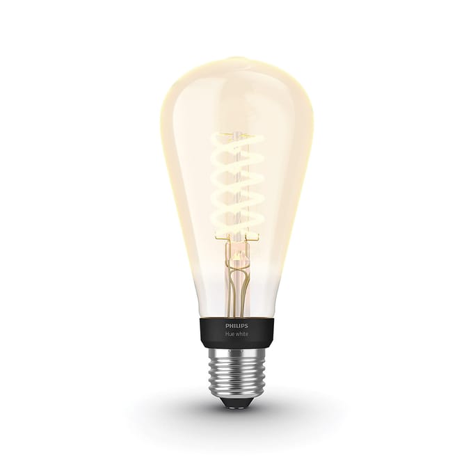 Philips Hue Filament Lichtbron E27 Edison lamp ST72 - warm tot koelwit licht - groot - 1-pack - Bluetooth