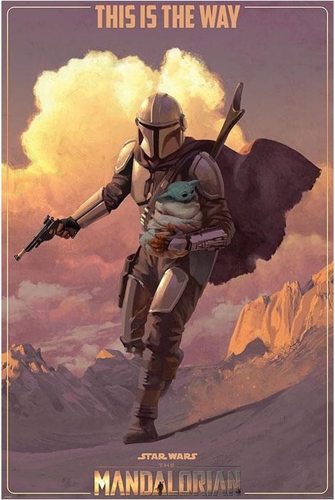 Star Wars The Mandalorian On The Run - Maxi Poster
