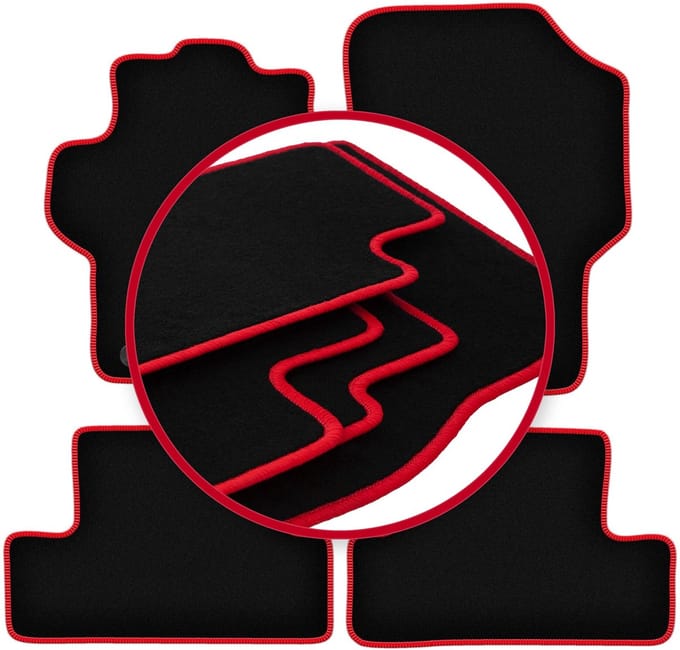 CARLUX-RED automatten voor: Peugeot 1007 minivan (2004-2009)