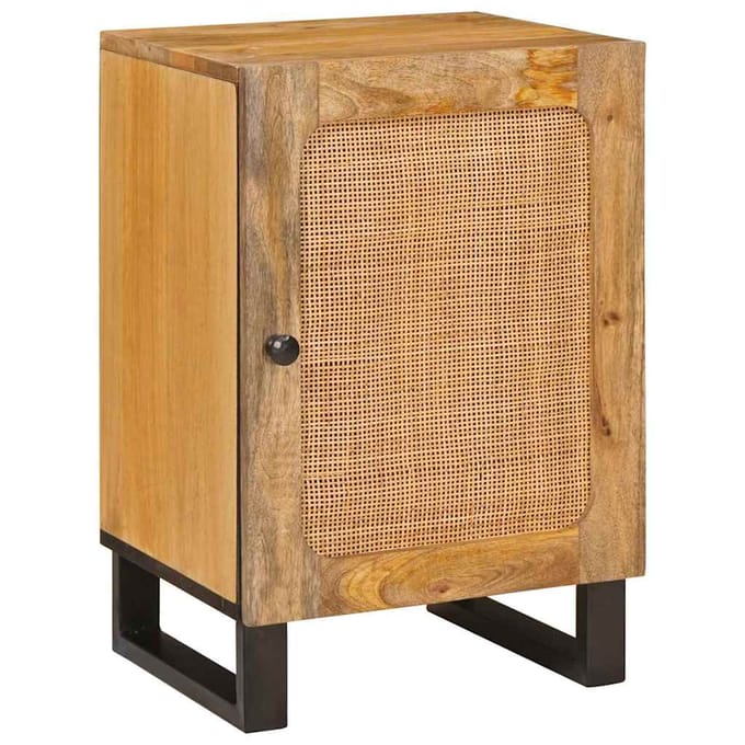 vidaXL - Badkamerkast - Bruin - 38 - x - 33 - x - 58 - cm - Massief - Mango - Hout