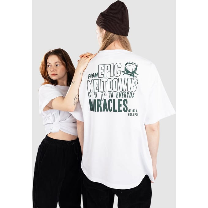 Polypop Meltdown T-Shirt wit