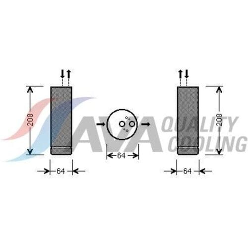 Droger, airconditioning HIGHWAY AUTOMOTIVE 42033003HW