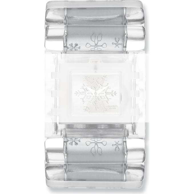 Swatch Plastic - Square SUB 18mm ASUBZ100 SUBZ100 Snow Queen band