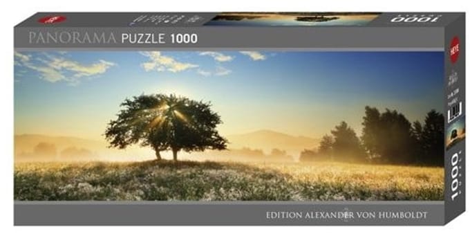 Heye puzzel panorama Play of Light 1000 stukjes landschap.