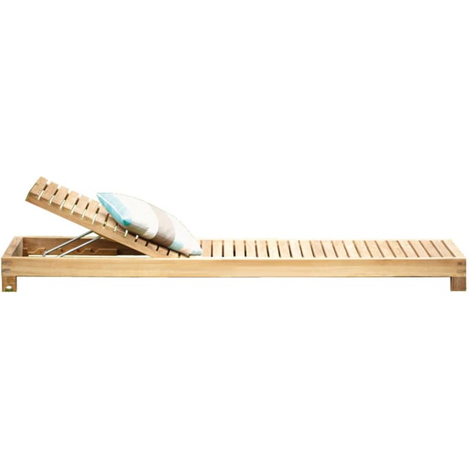 Jan Kurtz - Korfu ligstoel - teak - bruin
