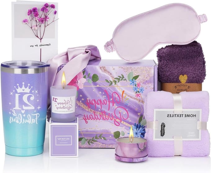 Feestelijke geschenken voor jonge vrouwen van 21 jaar met gepersonaliseerde touch.
