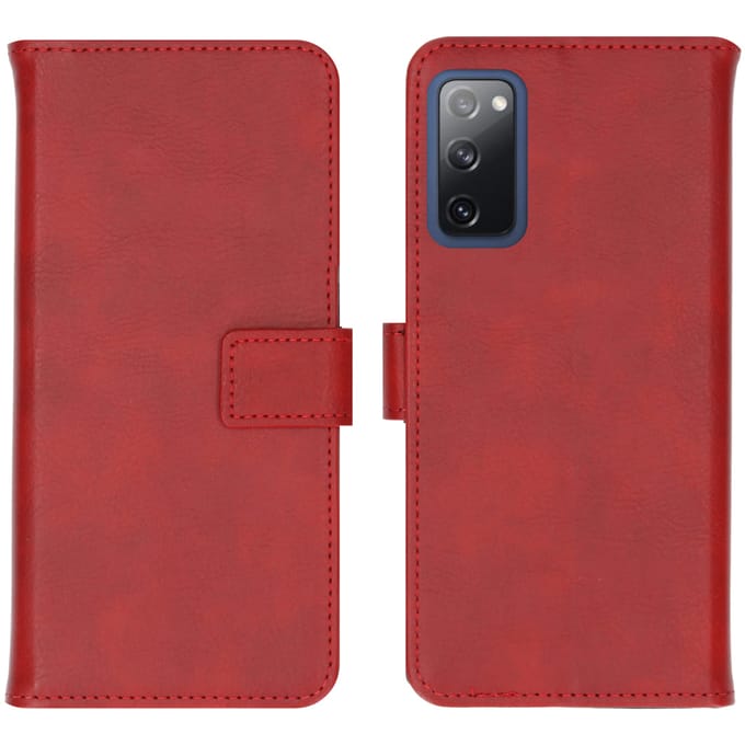 imoshion Hoesje - Geschikt voor Samsung Galaxy S20 FE - Luxe Bookcase - Rood