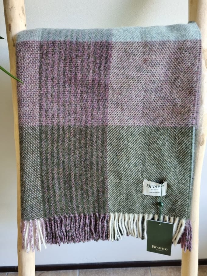 Wollen Plaid - LINDLEY Heather - 140x185cm - Bronte x Plaids.shop