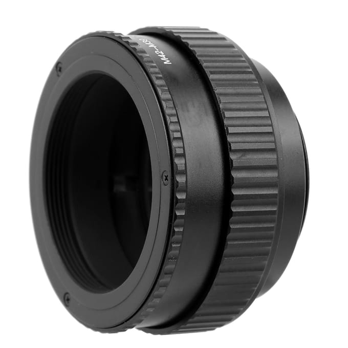NEWYI M42‑M39 17‑31mm Camera Verstelbare Scherpe Stelring Helicoid Adapter Macro Verlengbuis black