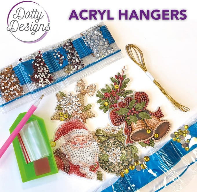 Diamond painting - Acryl Hangers - Dotty Designs - Christmas