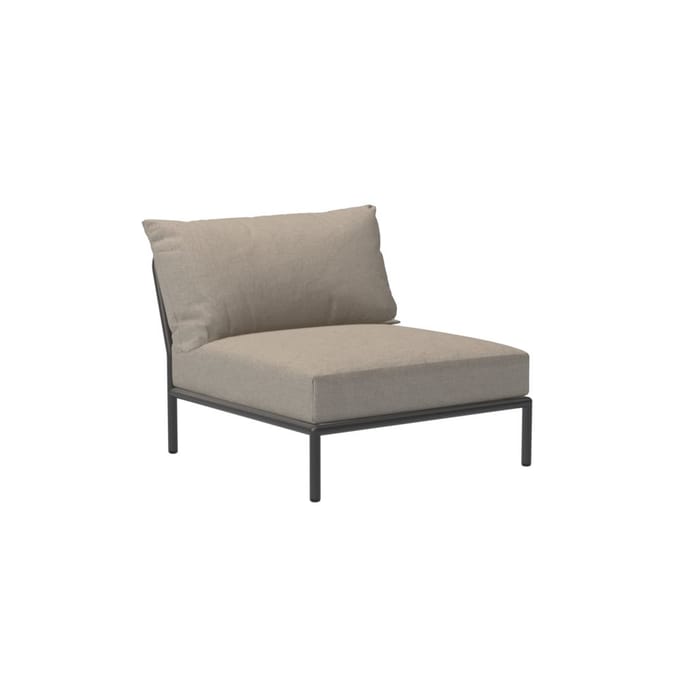 HOUE LEVEL 2 Loungestoel - Sunbrella Heritage ash