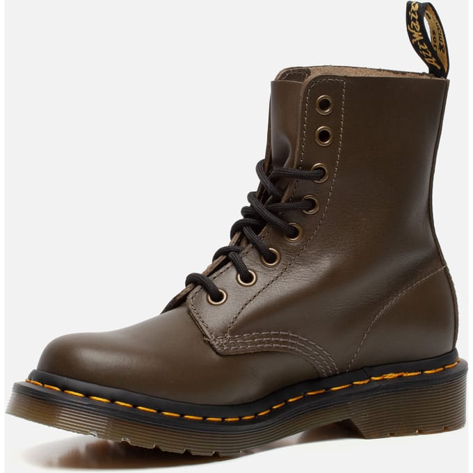 Dr. Martens Dr. Martens 1460 Pascal veterboots groen Leer
