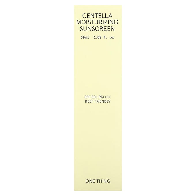 One Thing, Centella asiatica inorganic sunscreen, SPF 50+ PA++++, 50ml (1.69fl oz) beige