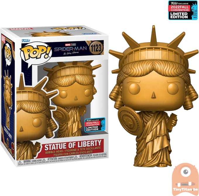 Marvel - Spiderman NWH - POP N° 1123 - Statue of Liberty - NYCC 2022 Exclusive