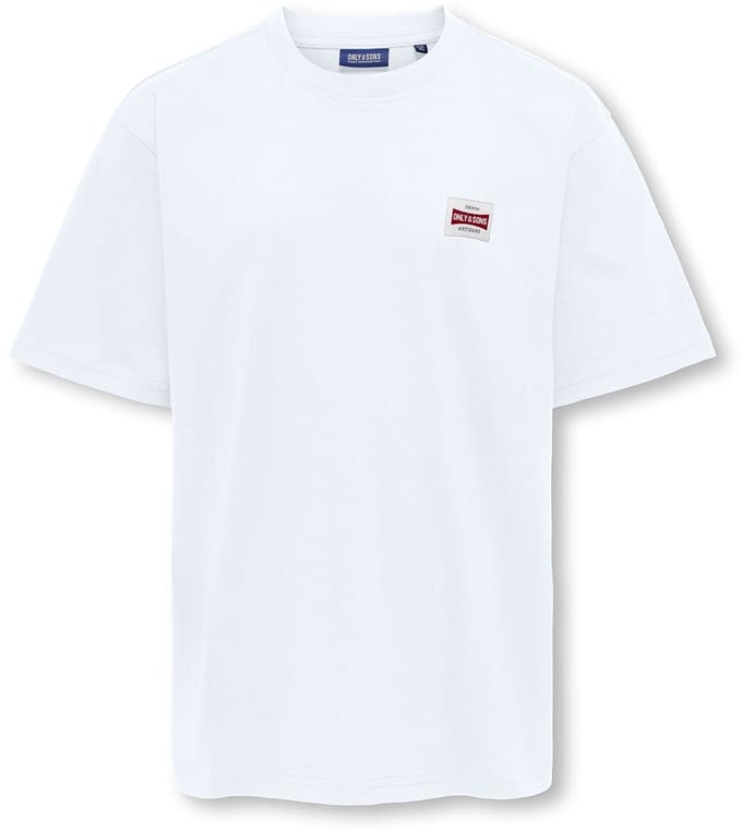 ONLY - OSJFRED relaxed fit t-shirt - Wit - Maat 146-152