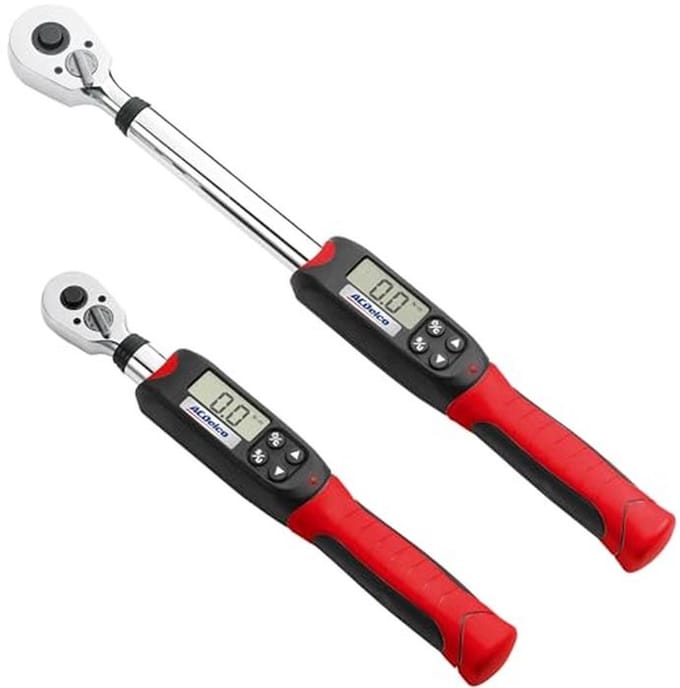Digitale Momentsleutel Set 3/8 en 1/2 Inch met Geluids- en Lichtwaarschuwing