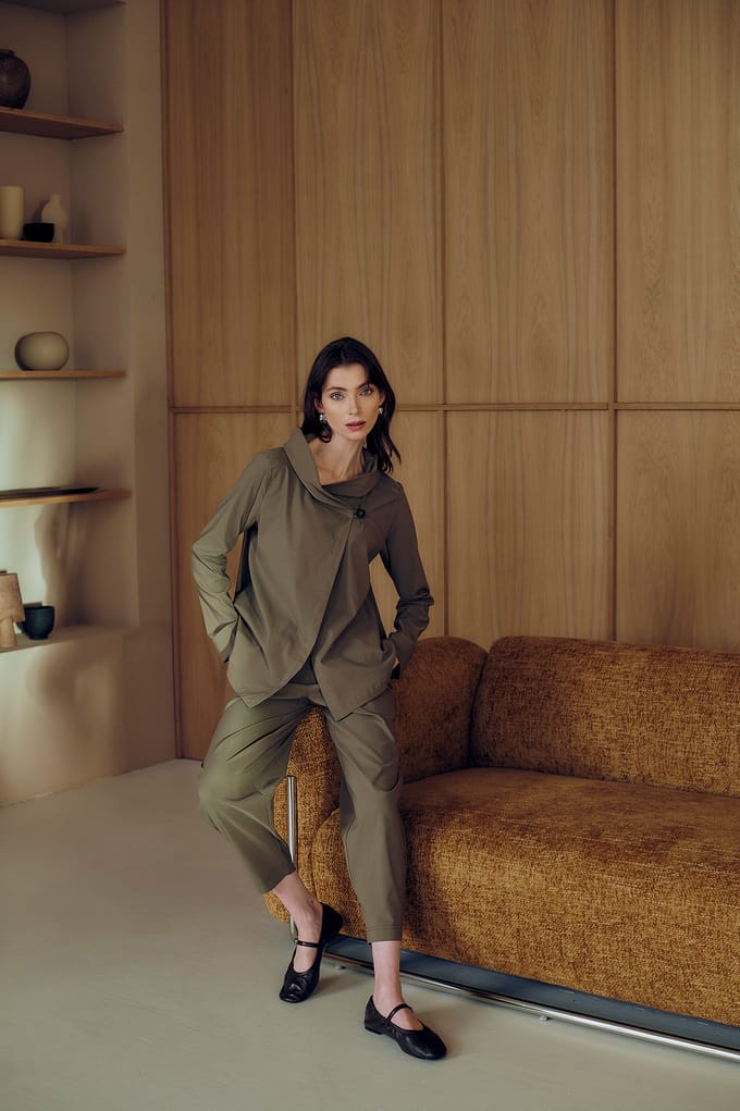 Carly bengalina jacket | Army - Army / S