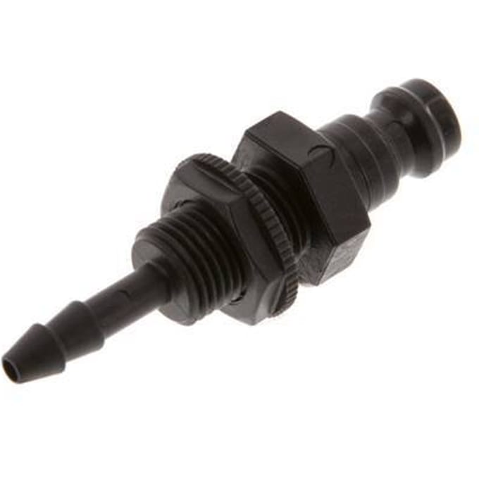 POM DN 5 Koppeling Insteeknippel 4 mm Slangpilaar Schotkoppeling