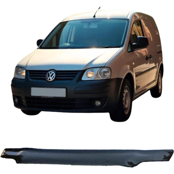 Motorkapafdekking en winddeflector voor Volkswagen Caddy van 2004 tot 2010