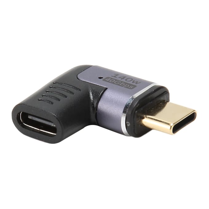 USB C Magnetische Adapter 140W 40Gbps Rechte Hoek 8K 60Hz Ondersteund 90 Graden Type C Adapter voor