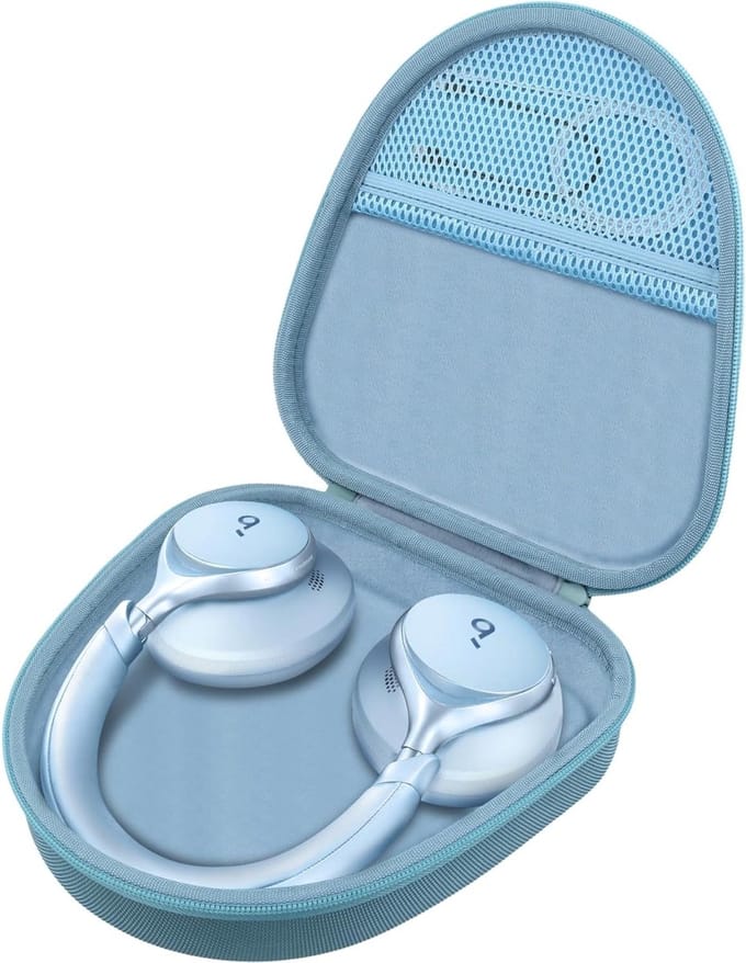 Noise Cancelling Hoofdtelefoon Harde Beschermhoes - Voor Space One Pro/Space One - Blauw
