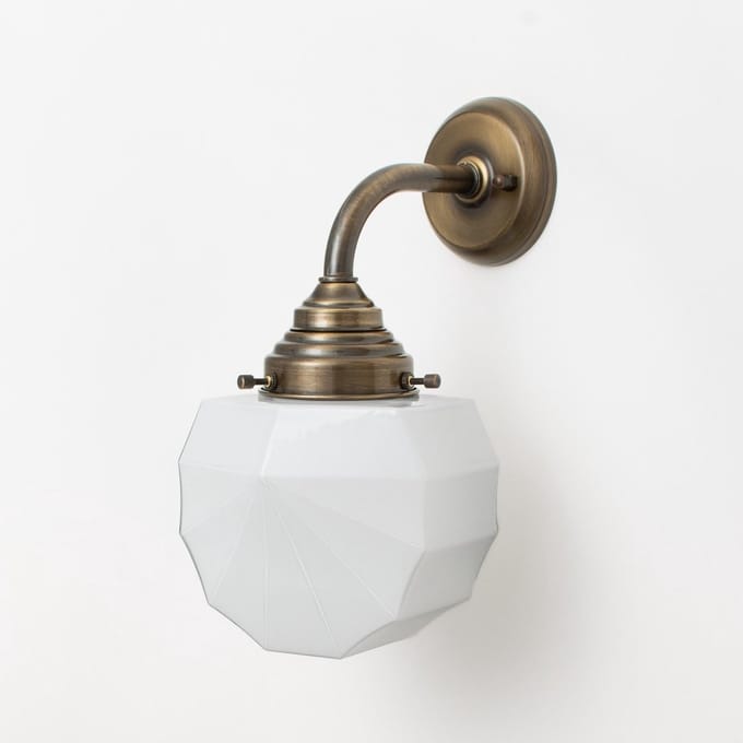 Wandlamp Johanna Curve Brons - Art Deco Trade
