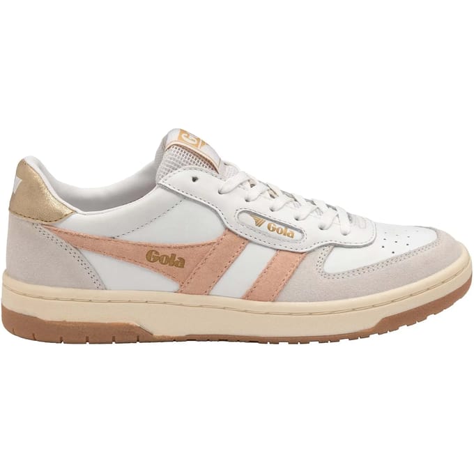 Hawk platte leren sneakers