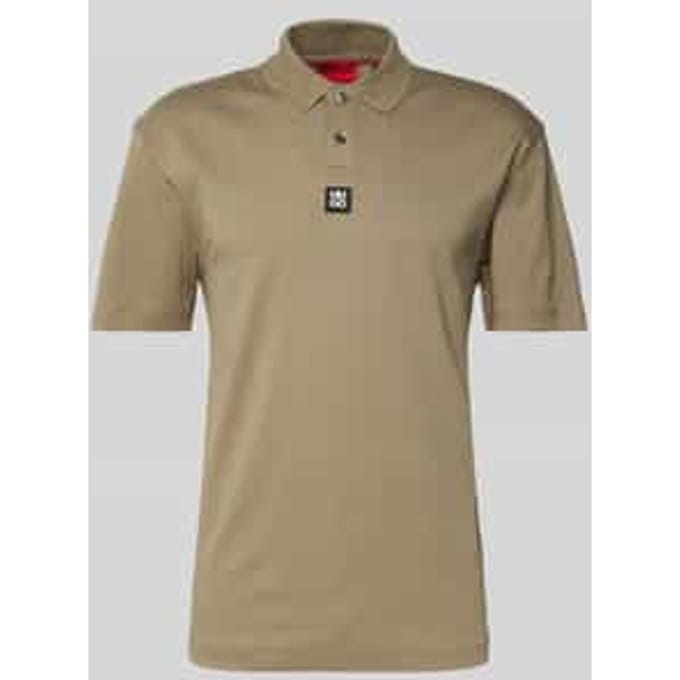 Regular fit poloshirt met labelbadge model 'Deabono'